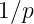 1∕p
