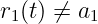 r1(t) ⁄= a1
