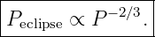 |----------------|
|           −2∕3 |
-Peclipse-∝-P-----.
