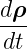 dρ-
 dt