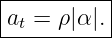 |----------|
-at =-ρ|α|.|
