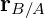 rB ∕A
