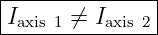 |--------------|
-Iaxis 1-⁄=-Iaxis-2
