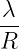 λ-
R