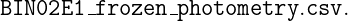 BIN02E1 -frozen -photometry.csv.
