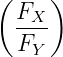 (    )
  FX-
  F
    Y
