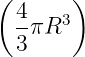 (      )
  4-  3
  3πR