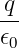 q-
𝜖0