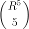 (   5)
  R--
   5