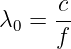 λ  =  c-
 0    f
