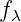 f
 λ
