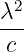 λ2-
 c
