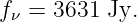 fν = 3631 Jy.
