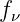 f
 ν
