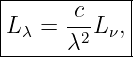 |------------|
|      c--   |
|Lλ =  λ2L ν,|
-------------
