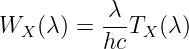 WX  (λ) = -λ-TX (λ)
          hc
                                                                                         
                                                                                         
