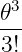   3
𝜃--
 3!