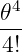  4
𝜃--
4!