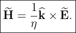 |--------------|
|     1        |
|^H  = --^k × ^E. |
------η--------
