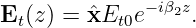 Et (z ) = xˆEt0e −iβ2z.
                                                                                         
                                                                                         

