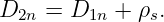 D2n = D1n  + ρs.
