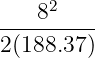      2
----8-----
2(188.37)