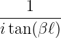 1
---------
itan (β ℓ)
