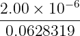 2.00 × 10−6
-0.0628319--