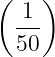 (   )
  1--
  50