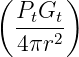 (     )
  PtGt-
  4πr2