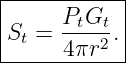 |-----------|
|     PtGt  |
St =  ---2. |
------4πr----
