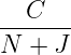 ---C---
N  + J
