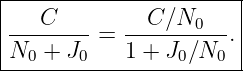 |----------------------|
|   C         C ∕N     |
|--------=  -------0--.|
-N0-+-J0----1-+-J0∕N0---
