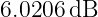 6.0206dB
