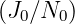 (J0∕N0 )