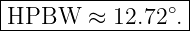 |-----------------|
HPBW----≈-12.72∘.--
