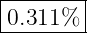 |--------|
-0.311%--|
