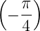 ( π)
− --
4