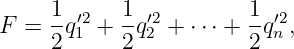 F  = 1-q′2 + 1-q′2+  ⋅⋅⋅ + 1-q′2,
     2  1   2  2        2  n
