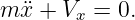 m ¨x + Vx = 0.
