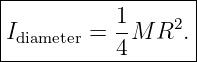 |----------1-------|
|Idiameter = --M R2. |
-----------4-------|
