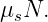 μsN.
