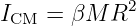 ICM =  βM  R2
