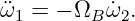 ¨ω1 = − ΩB ω˙2.
