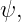 ψ,

