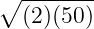∘ -------
  (2)(50)