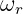 ωr
