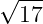 √ ---
17