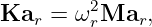          2
Kar  = ω rMar,
