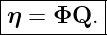 |---------|
η-=--ΦQ.---
